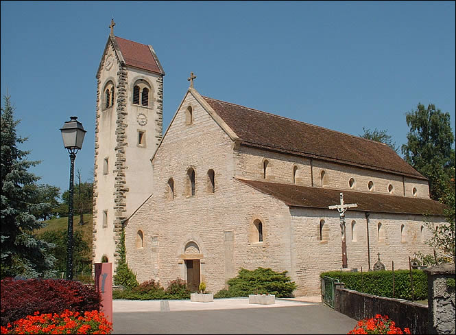 L'église de Feldbach dans le Sundgau