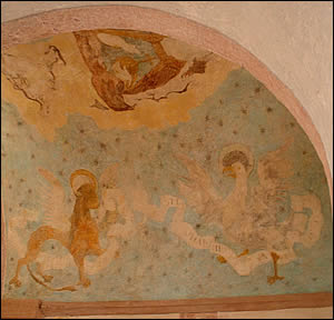 Fresques de la chapelle Sainte Marguerite