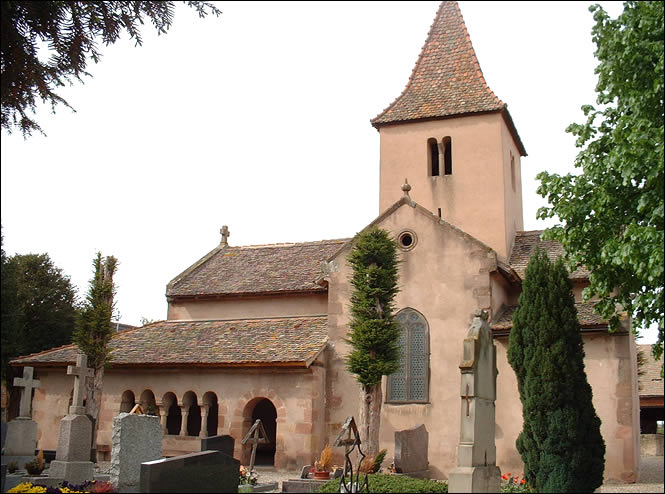 Vue extérieure de la chapelle Saint MArguerite d'Epfig Vue extérieure de la chapelle Saint MArguerite d'Epfig