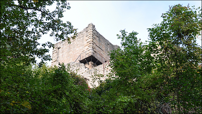 Vue du château du Hagueneck