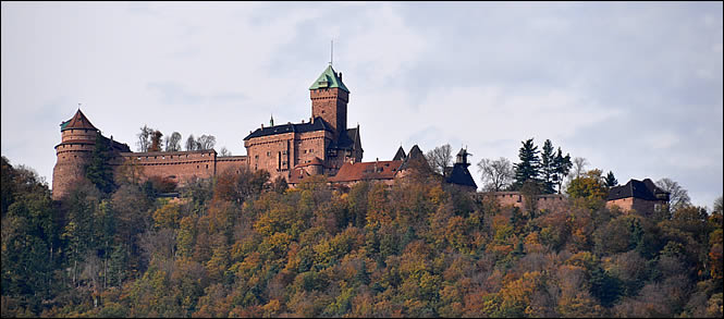 Vue du château du Haut Koenigsbourg