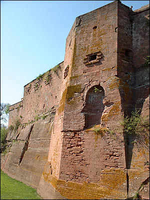 Muraille du château de Lichtenberg