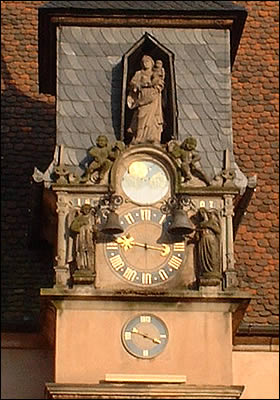 L'horloge de la Metzig