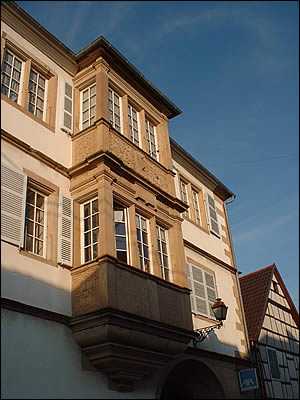 Maison à Oriel de la rue Jenner à Molsheim