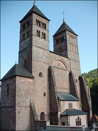 Arrière de l'abbaye de Murbach Arrière de l'abbaye de Murbach