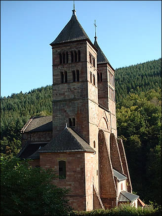 Arrière de l'abbaye de Murbach Arrière de l'abbaye de Murbach