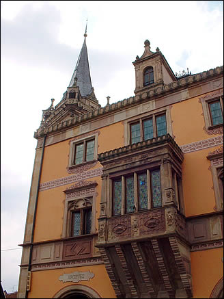 L'oriel de l'hôtel de ville d'Obernai