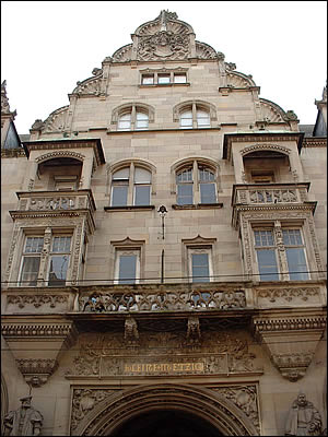 La façade de l'aubette La façade de l'aubette