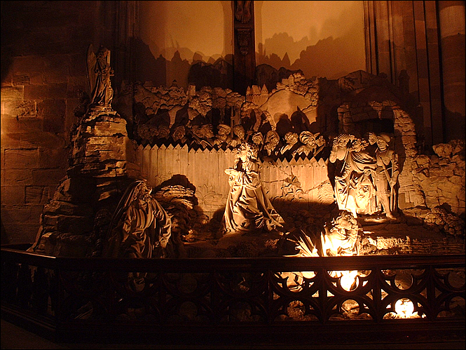 Mont des oliviers à la cathédrale de Strasbourg Mont des oliviers à la cathédrale de Strasbourg