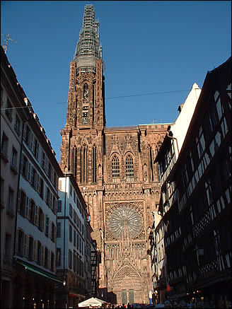 Vue de la cathédrale de Strasbourg Vue de la cathédrale de Strasbourg