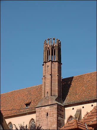 Vue extérieure de l'église des Dominicains de Guebwiller