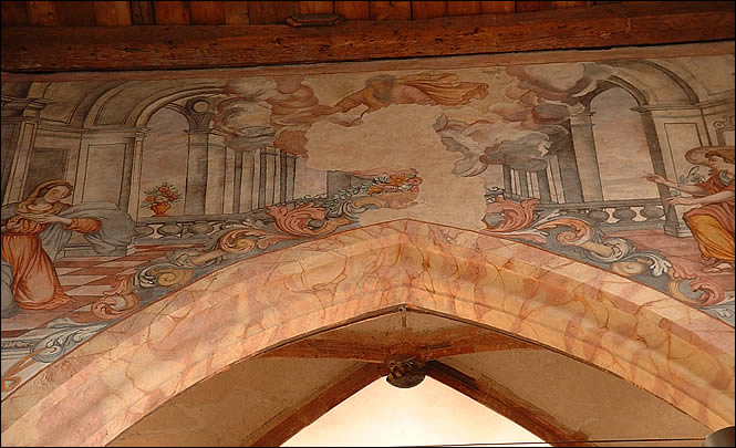 Fresque de l'église des dominicains de Guebwiller