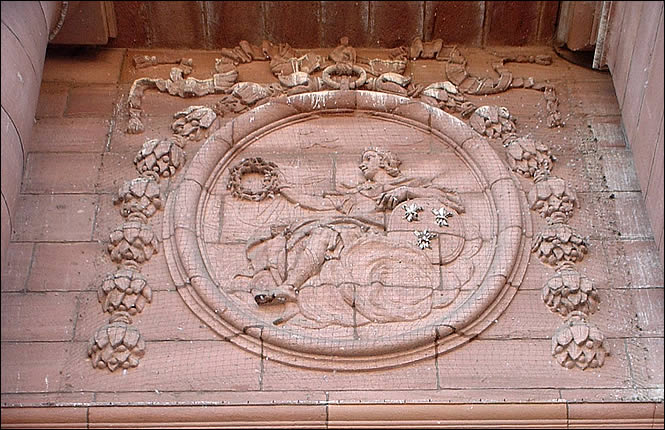 Représentation de Louis XV à Notre Dame de Guebwiller