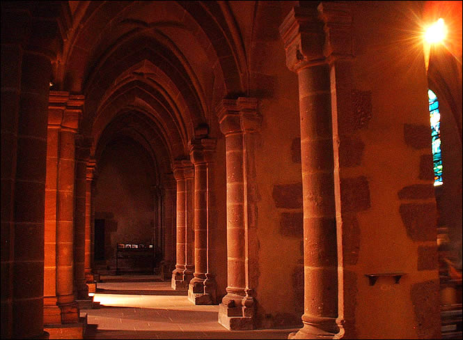 Vue intérieur de l'église Saint Léger de Guebwiller