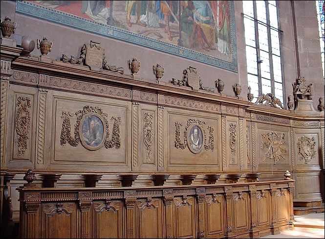 Stalles de l'église Saint Léger de Guebwiller