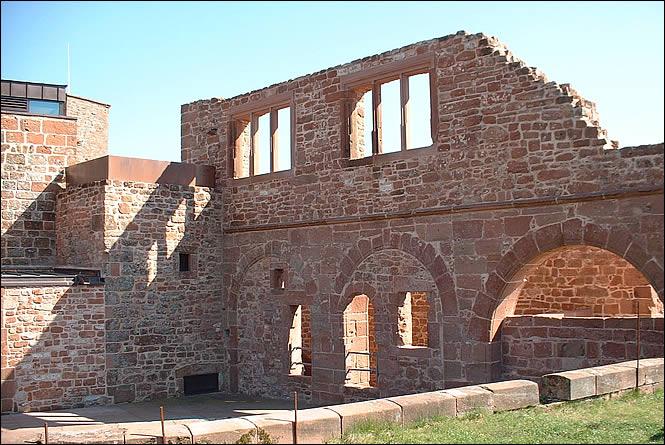 Arcades au château de Lichtenberg