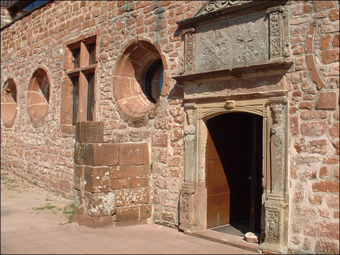 Bâtiment d'habitation au château de Lichtenberg