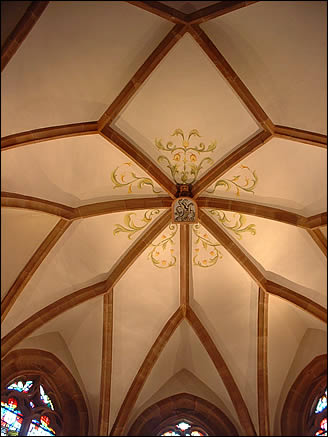 La voûte del'église de Reipertswiller