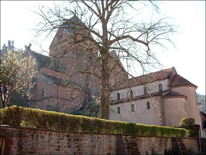 Vue de l'église Saint Pierre et Paul à Neuwiller Lès Saverne