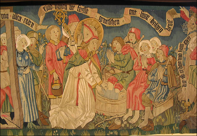 Tapisserie représentant la vie de Saint Adelphe