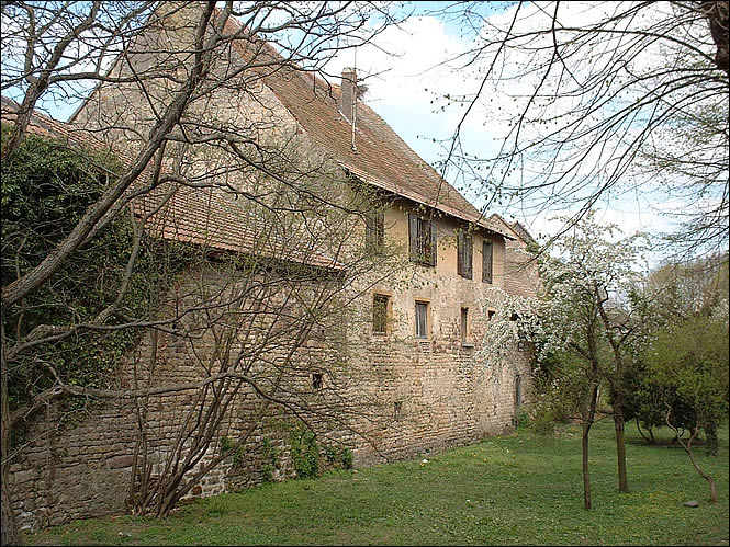 Vue des remparts de Rouffach