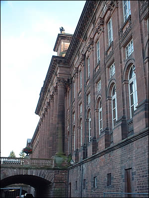La façade du château de Saverne