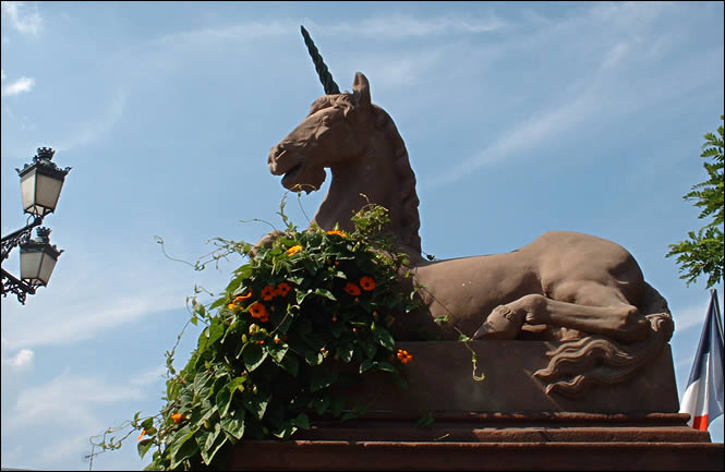 La licorne symbole de Saverne