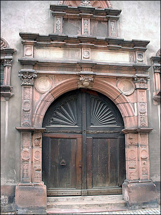 Portail de la résidence d'Ebersmunster à Sélestat