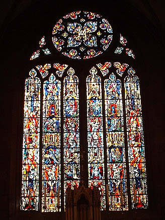 Vitrail de l'église Saint Georges