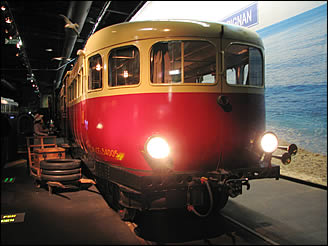 Une Micheline à la cité du train